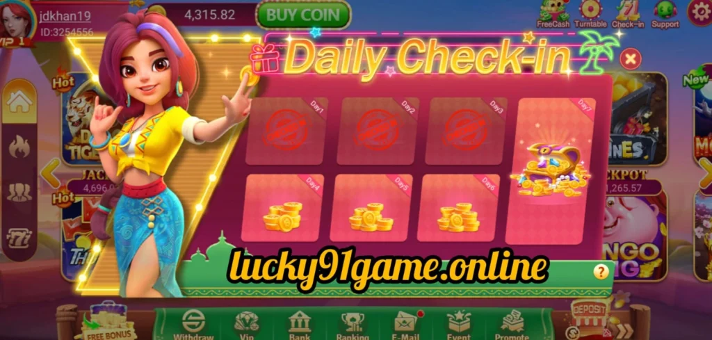Lucky 91 rewards